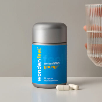 Wonderfeel Youngr NMN, dos cápsulas de uso diario